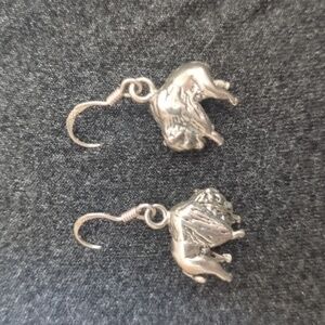 Buffalo Charm Dangle Earrings